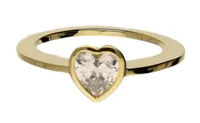 Verlobungsring mit Diamant im Herzschliff